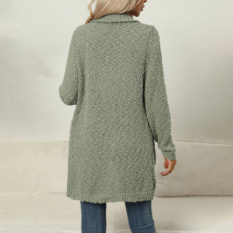Valenzora | Lässiger einfarbiger Cardigan