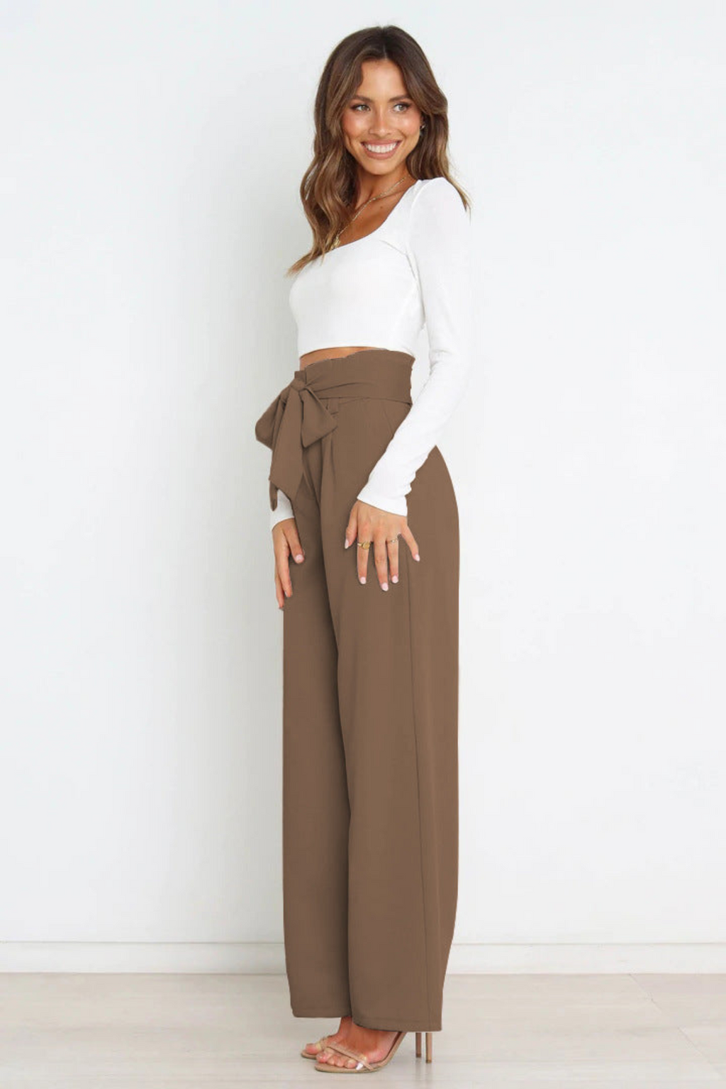 Valenzora | Long Linen Trousers for Women