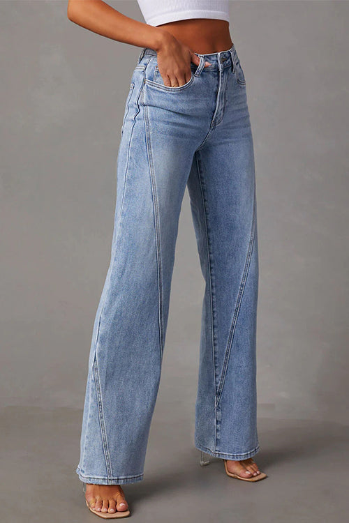 Valenzora | Rosiedress Timeless Distressed Straight Leg Splice Jeans