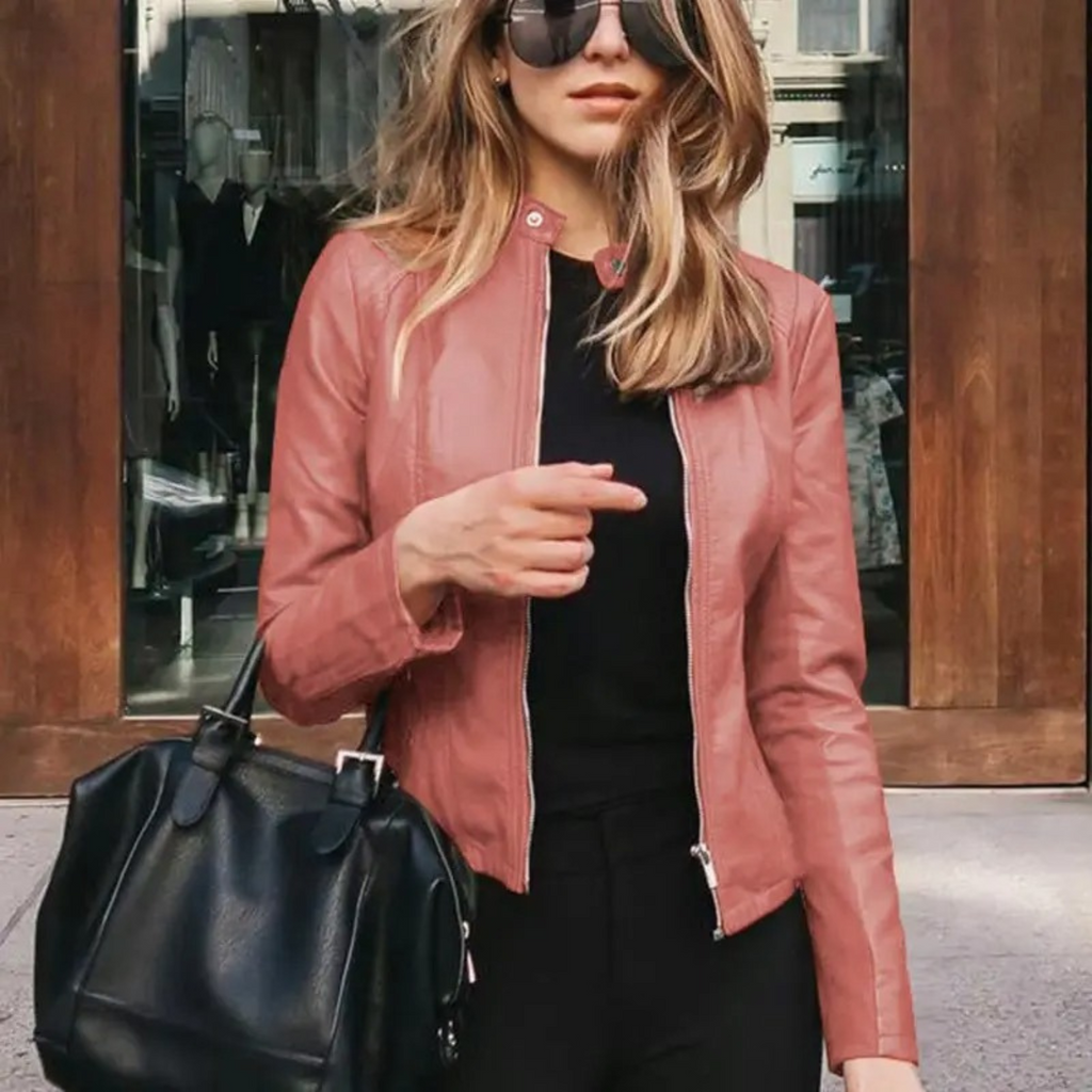 Valenzora - women's leather motorcycle jacket