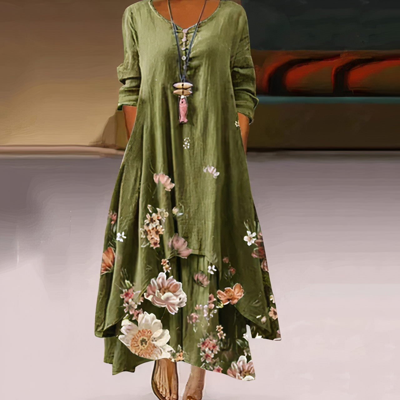 Valenzora | Elegant fashion cotton dress
