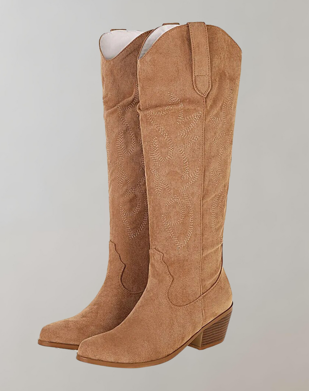 Valenzora | Bestickte kniehohe Westernstiefel