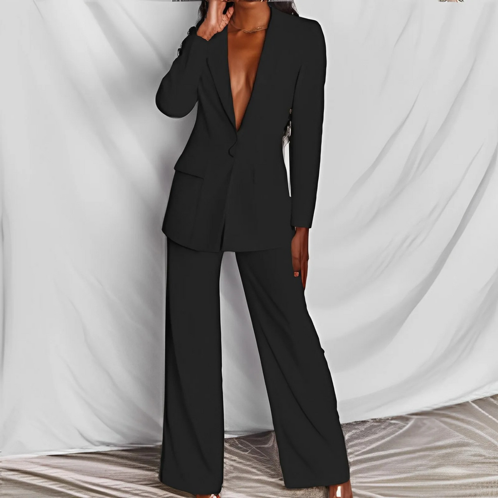 Valenzora | Long-sleeved blazer and trousers set for women