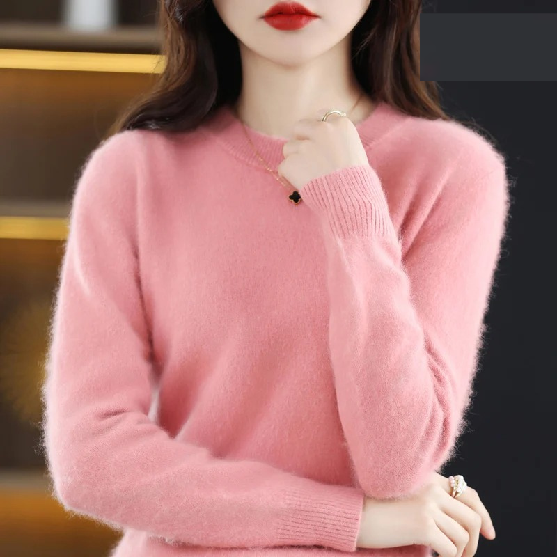 Valenzora | Damen Kaschmirpullover, luxuriöser Rundhals, weich & modisch