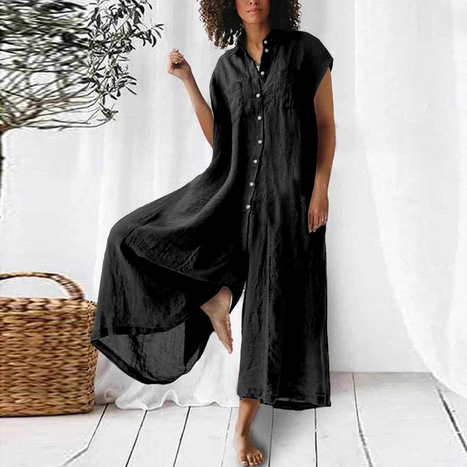 Valenzora | Super Stylish Linen Jumpsuit for Women