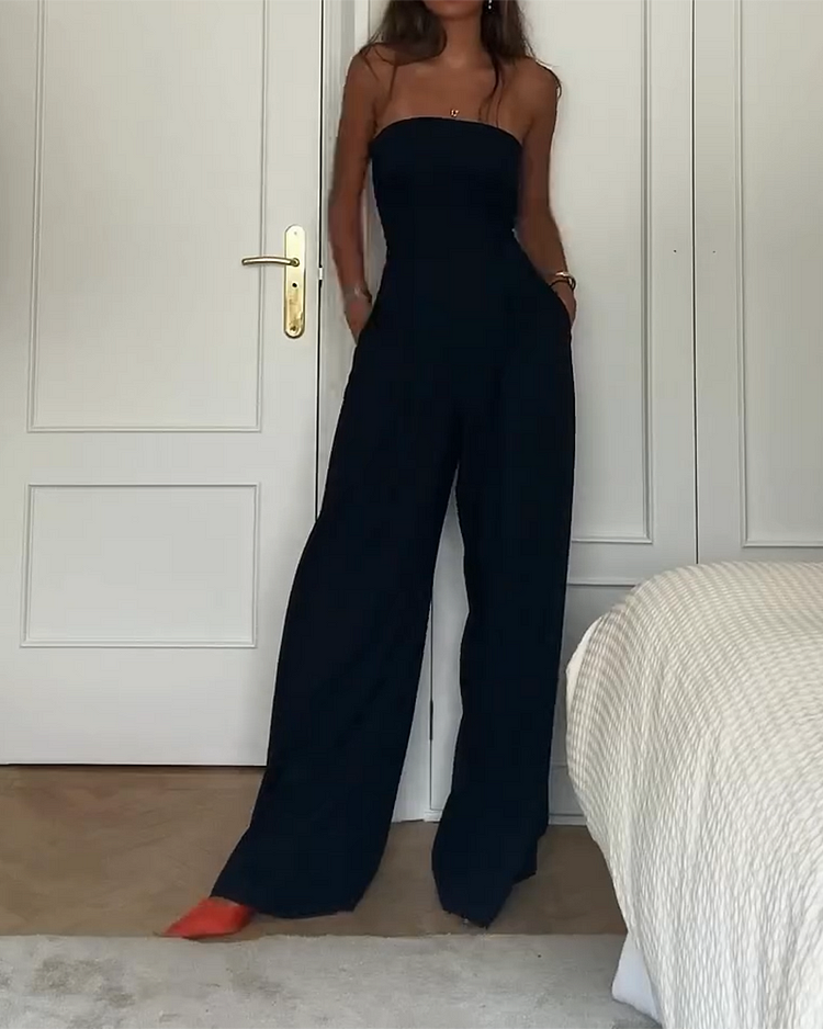 Valenzora | Elegant Off-Shoulder Jumpsuit for Women
