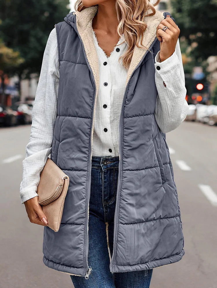 Valenzora | Jamia Reversible Hooded Vest