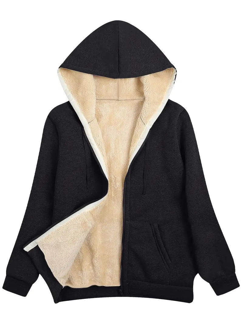 Valenzora | Warm and soft hooded jacket for women | Perfect for winter