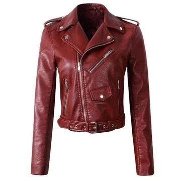 Valenzora | Elegant Premium Leather Jacket for Women | Luxury and Style