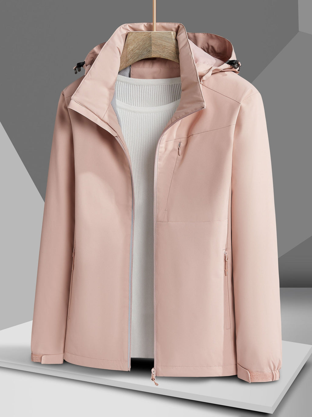 Valenzora Waterproof Fleece Winter Jacket with Hood for Women | Perfect for Outdoor Activities