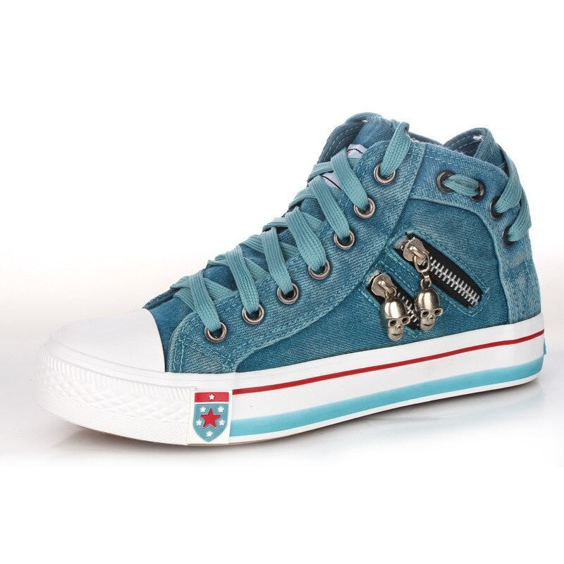 Valenzora | Breathable High Top Sneakers for Women in Plus Size