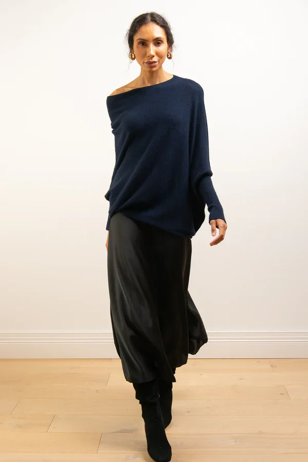 Mariemi™ - Asymmetrically Draped Sweater