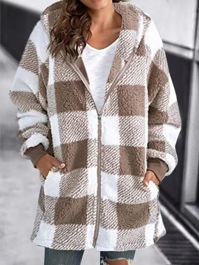 Casual plus-size hoodie for women