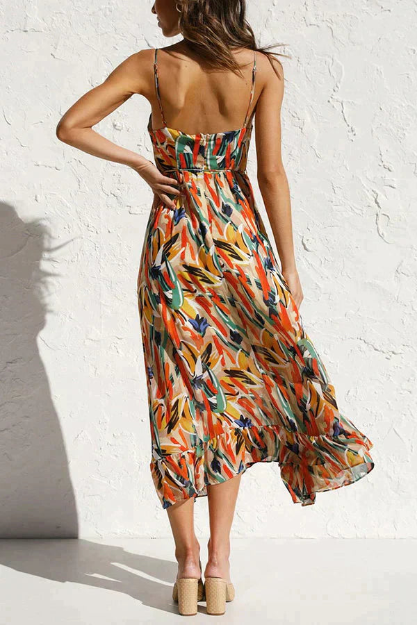 Valenzora - Colorful cocktail dress