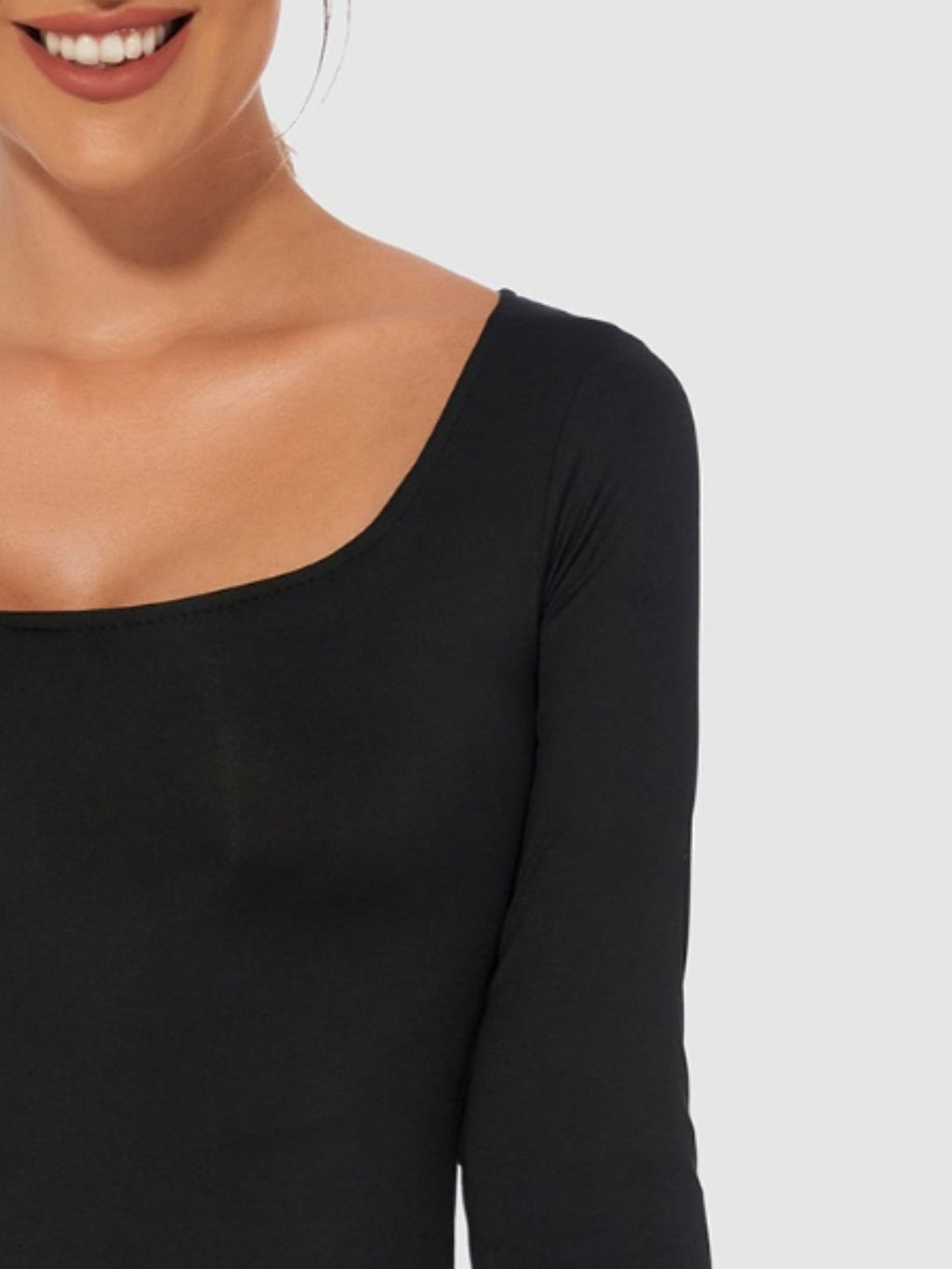Valenzora | Full Size Crew Long Sleeve Bodysuit