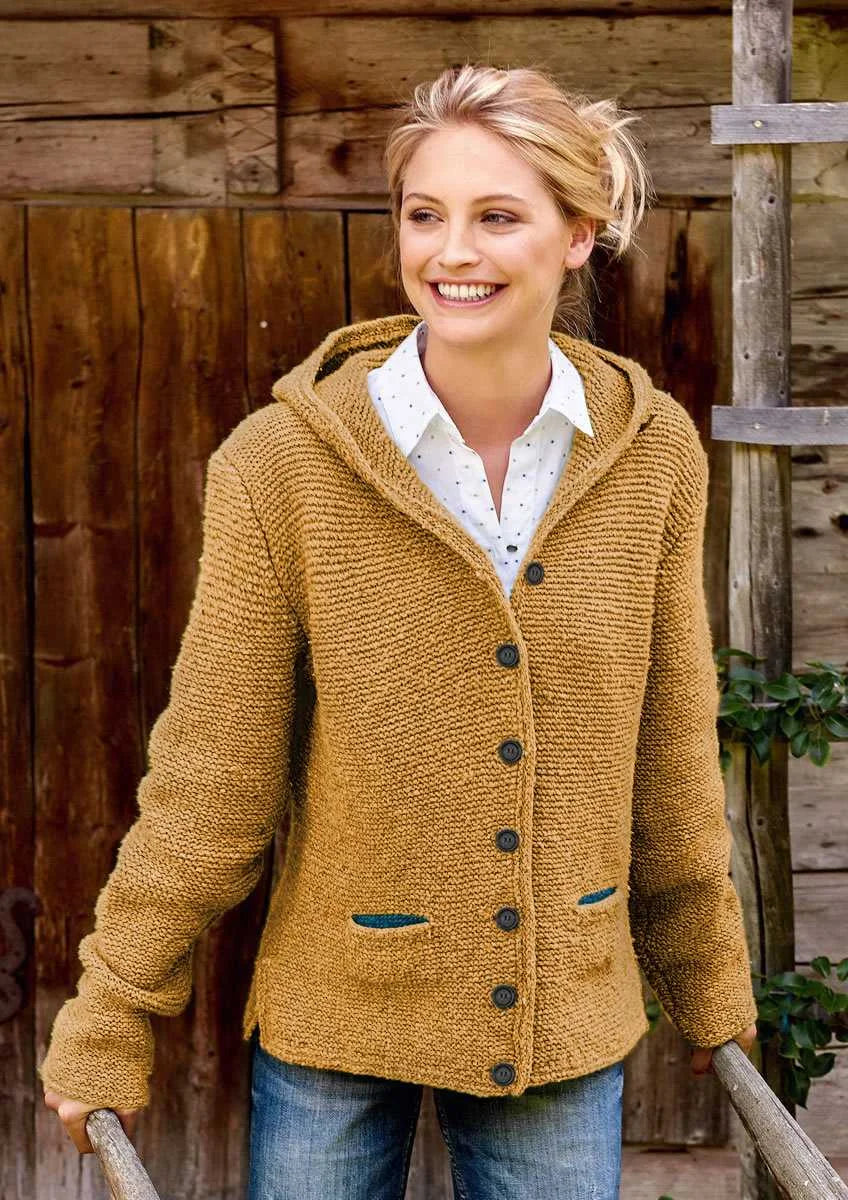 Valenzora | Stilvolle Strickjacke mit Kapuze
