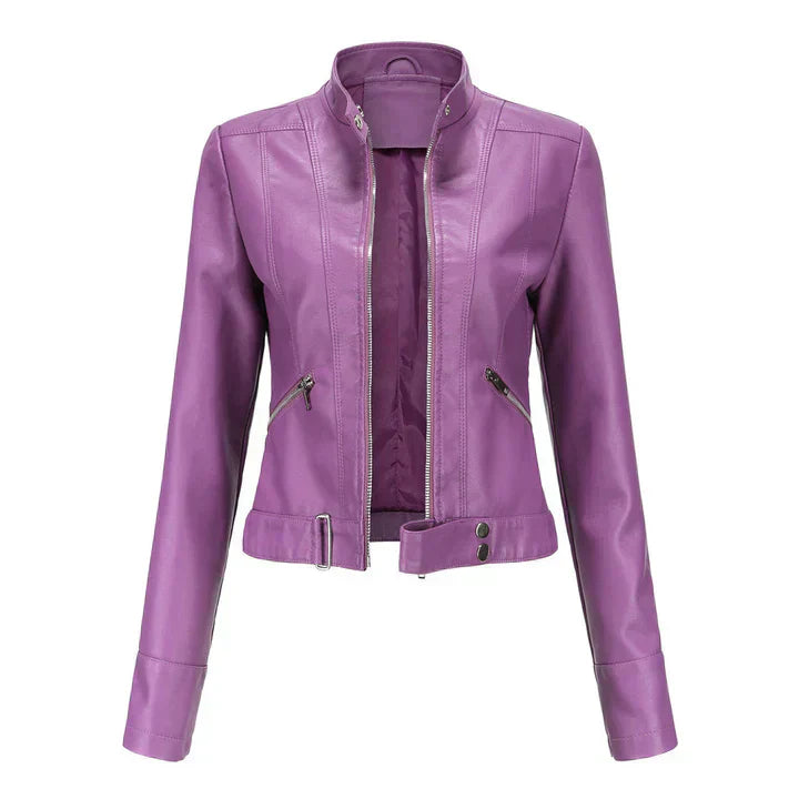 Valenzora | Elegant leather jacket