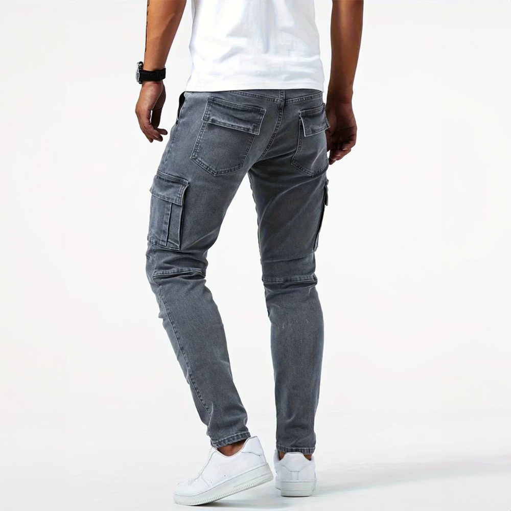 Valenzora | Denim Cargo Jeans