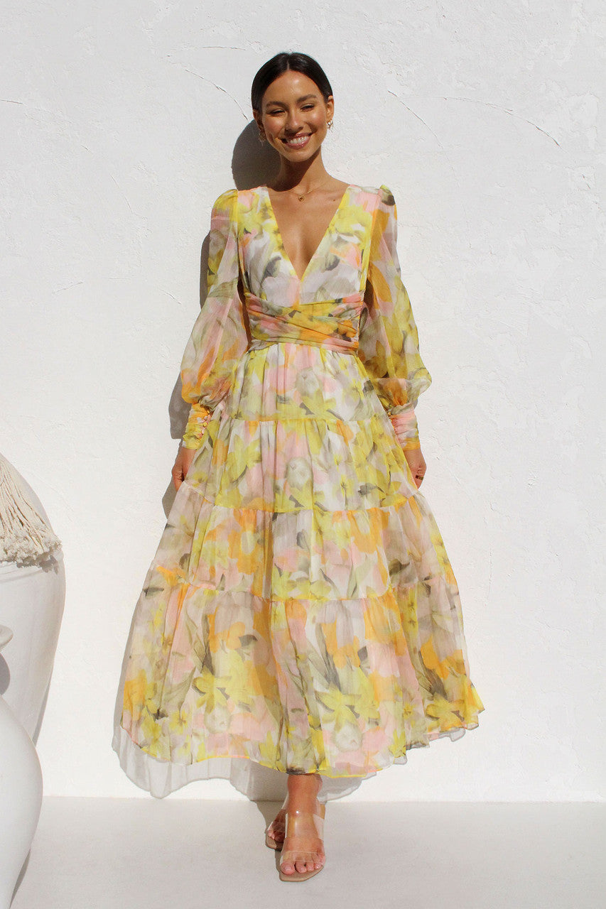 Valenzora | Floral Wrap Dress for Women