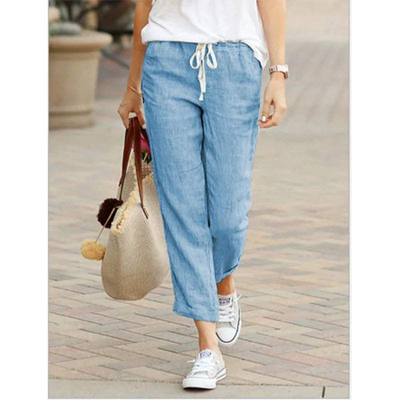 Valenzora | Women's linen trousers