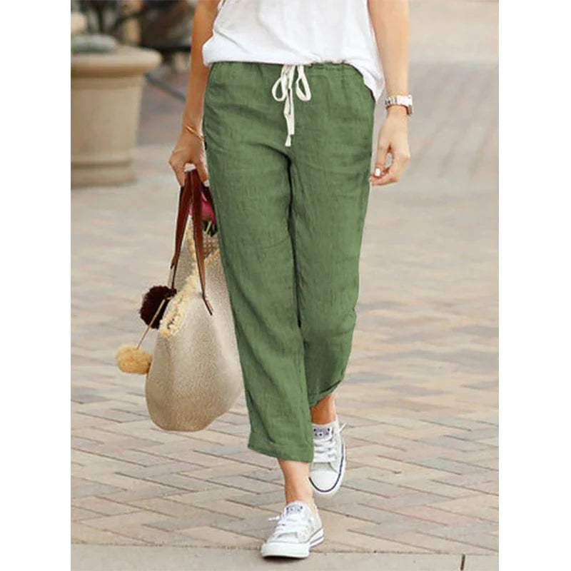 Valenzora | Women's linen trousers