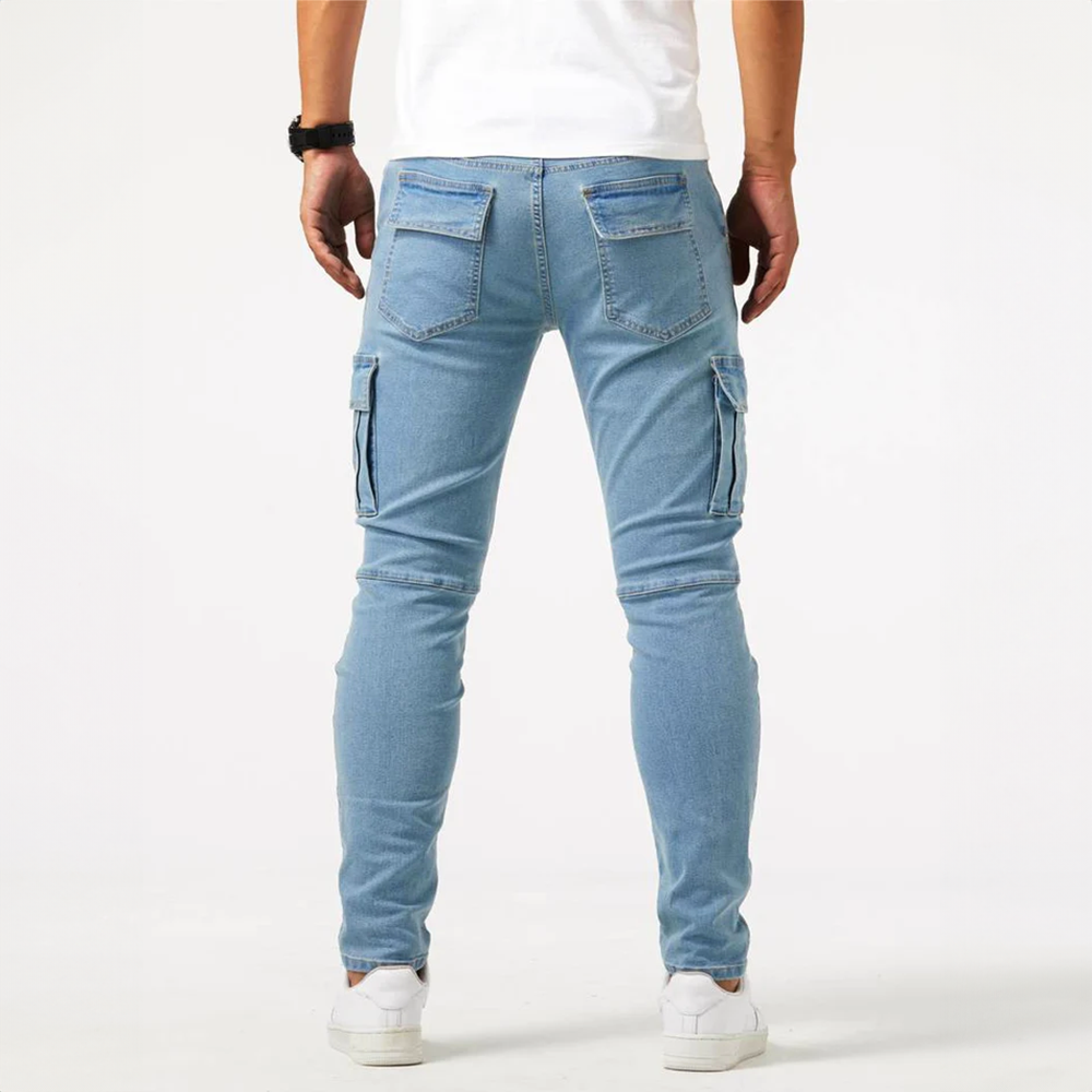 Valenzora | Denim Cargo Jeans