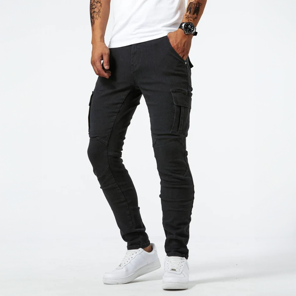 Valenzora | Denim Cargo Jeans