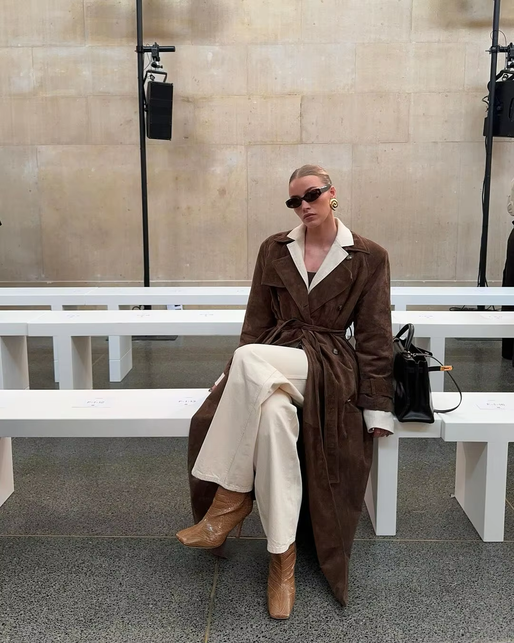 Valenzora | Women's winter coat made of faux suede