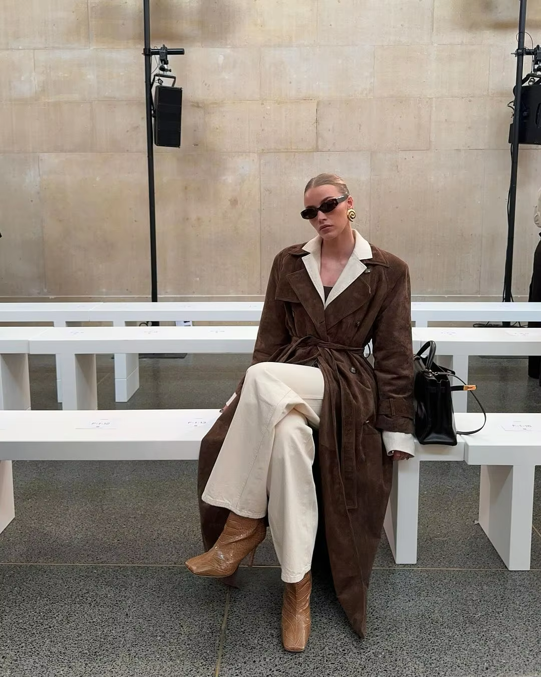 Valenzora | Women's winter coat made of faux suede