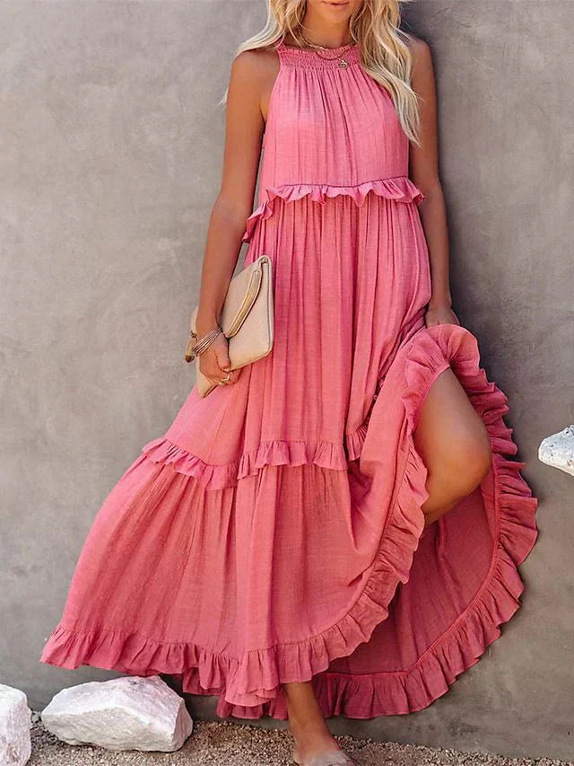 Valenzora | Beach dresses with ruffles
