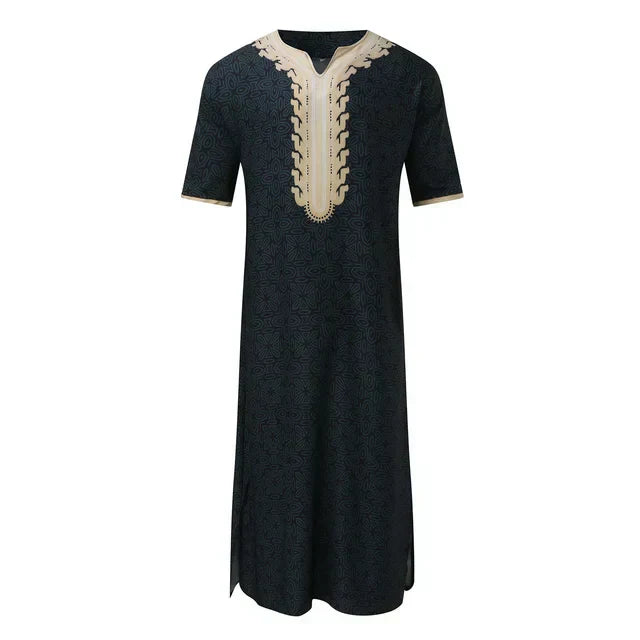 Valenzora | Loose fleece with V-neck Djellaba