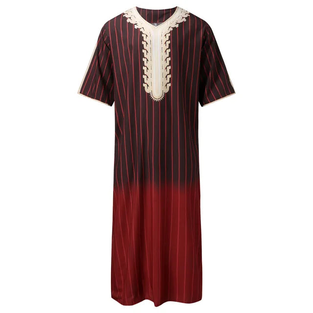 Valenzora | Loose fleece with V-neck Djellaba