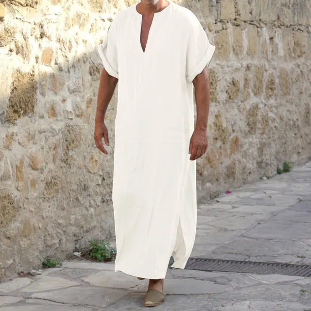 Valenzora | Comfortable V-neck djellaba