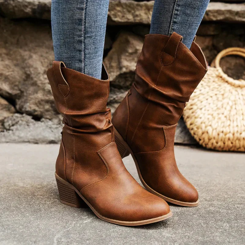 Valenzora | Non-slip pointed toe western boots