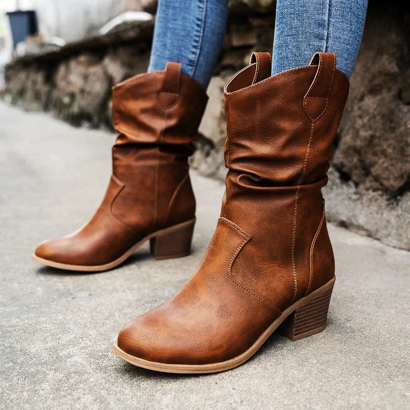 Valenzora | Non-slip pointed toe western boots