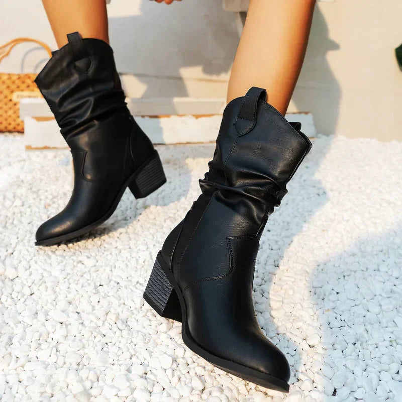 Valenzora | Non-slip pointed toe western boots