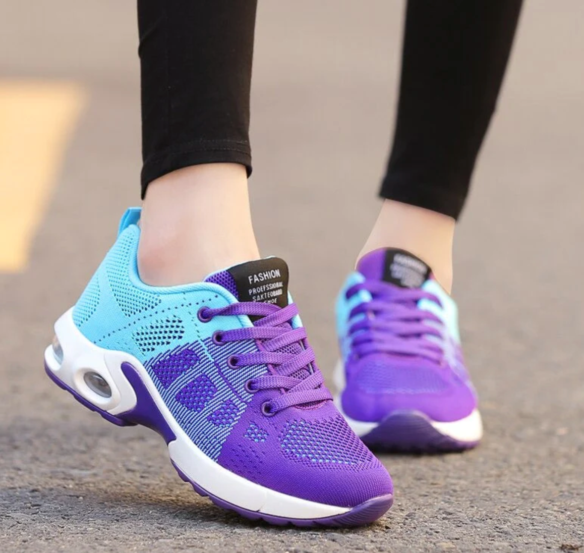 Valenzora - Orthopedic Lightweight, Breathable Sports Sneakers for Women | Sporty Casual Running Shoe with Air Cushion Sole