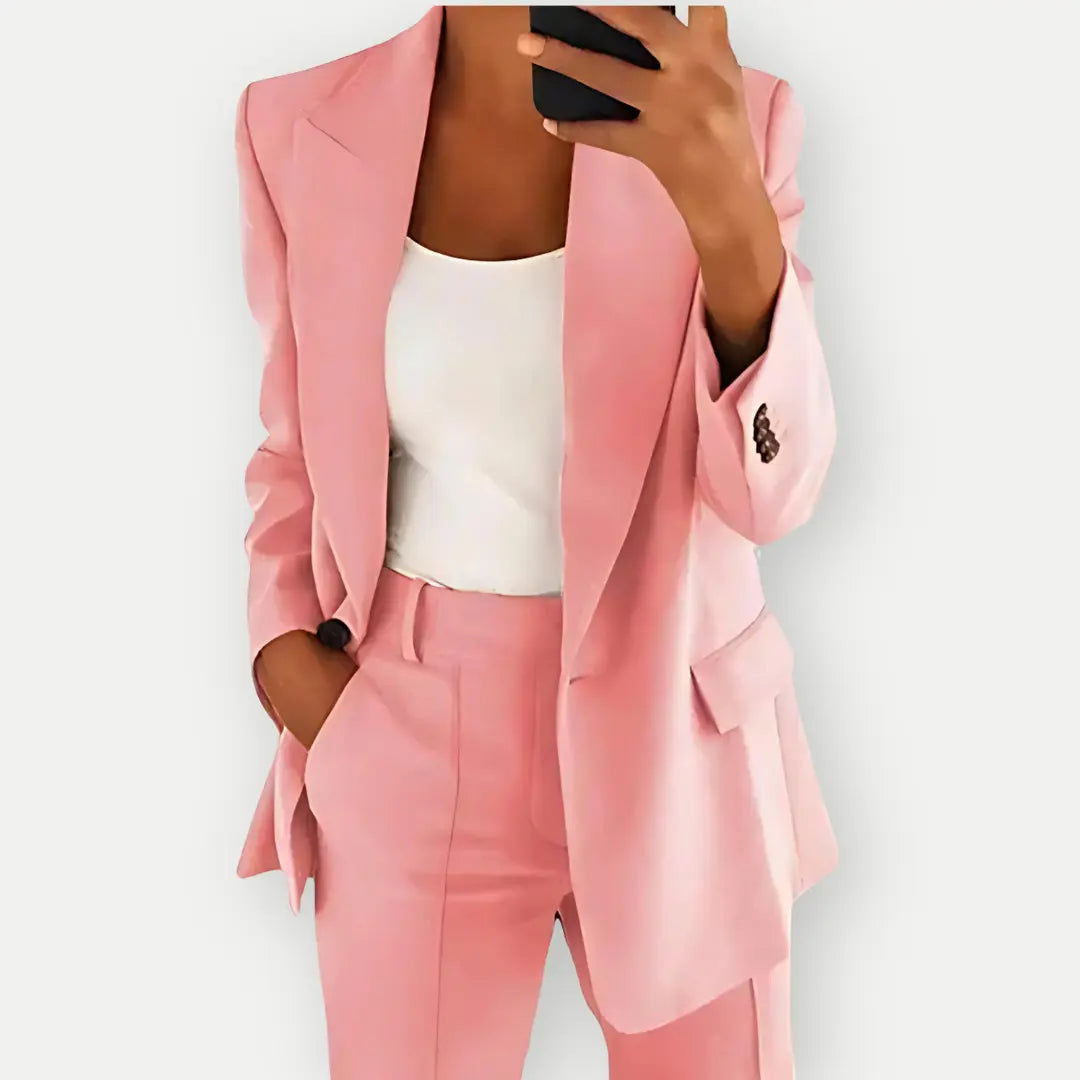 Valenzora | Damen Blazer mit Hosenanzug