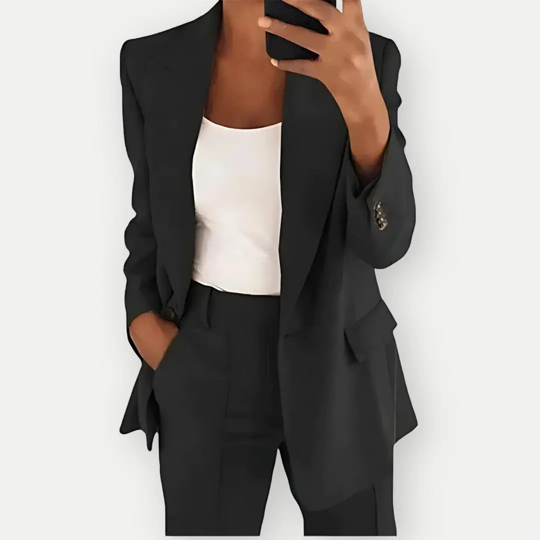 Valenzora | Damen Blazer mit Hosenanzug