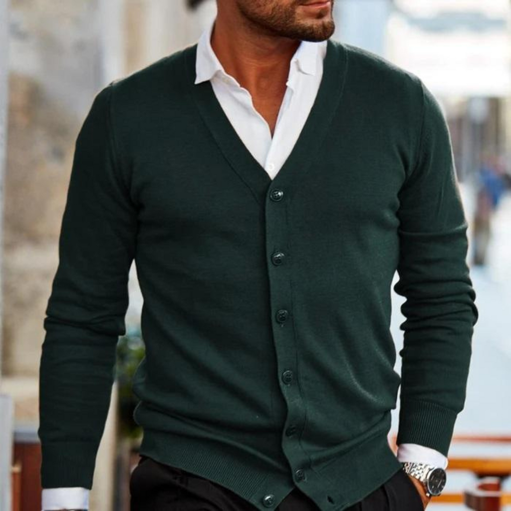 Valenzora | Cardigan aus Baumwolle – Elegant & klassisch