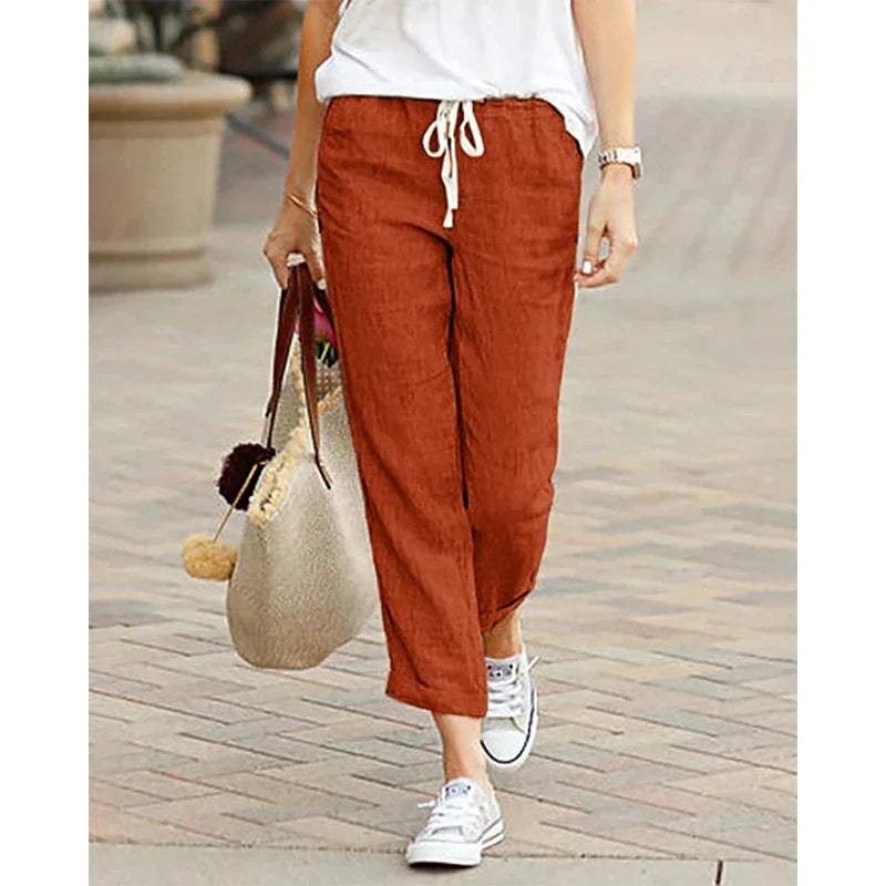Valenzora | Women's linen trousers