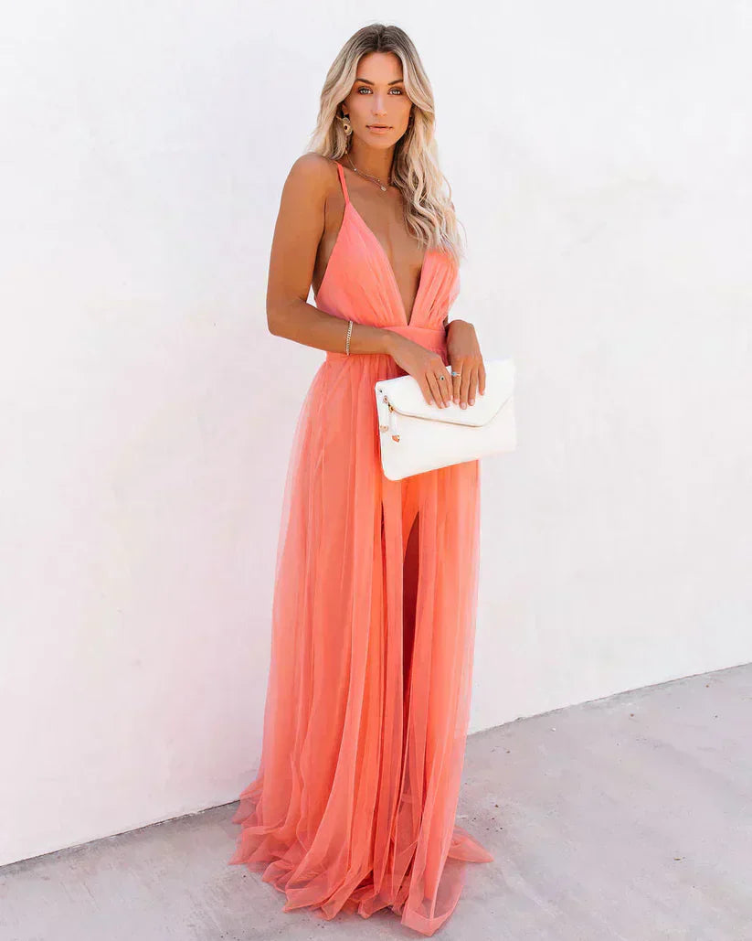 Valenzora | Langes Kleid "Petal Dust"