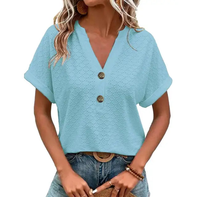V-neck top