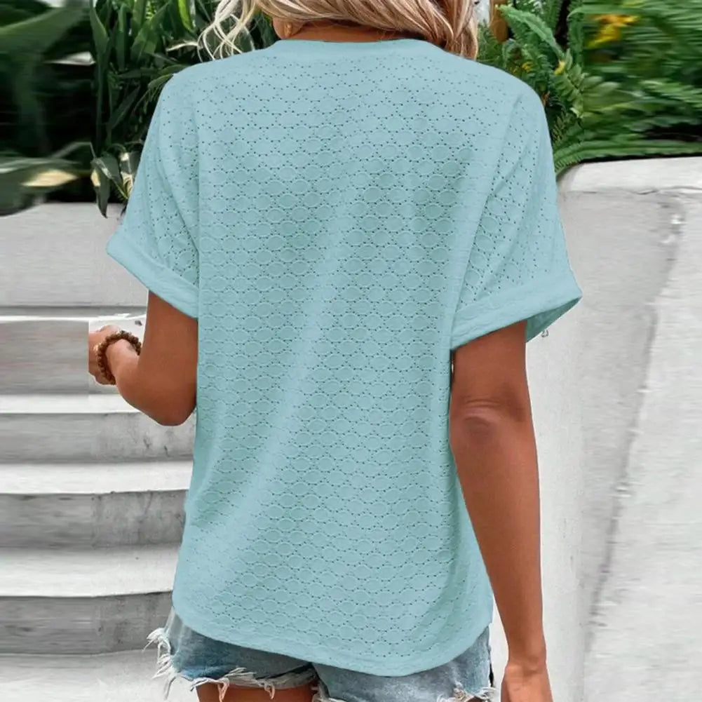 V-neck top