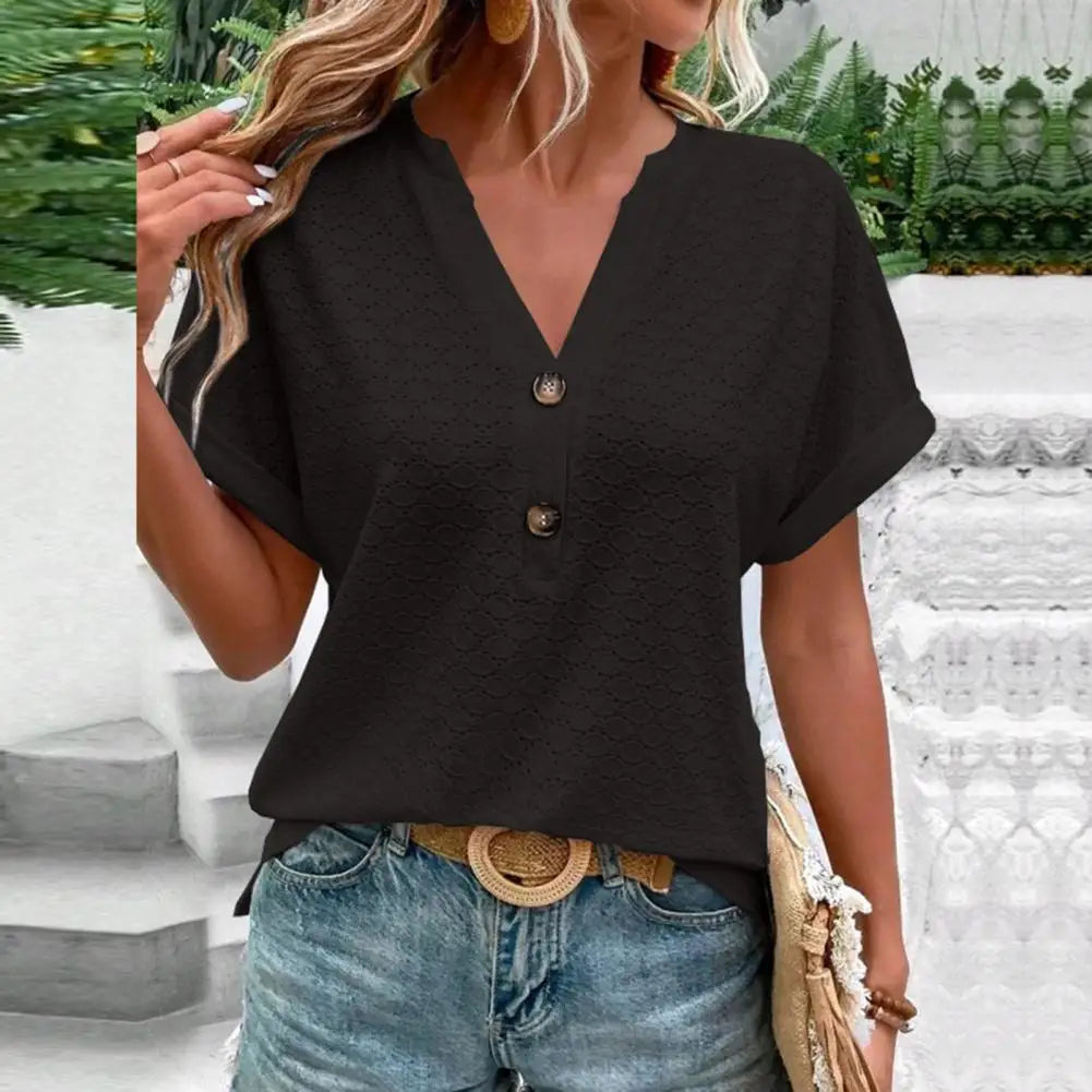 Valenzora | Women's V-neck Top