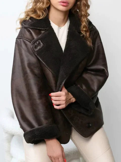Valenzora | Vintage leather jacket for women