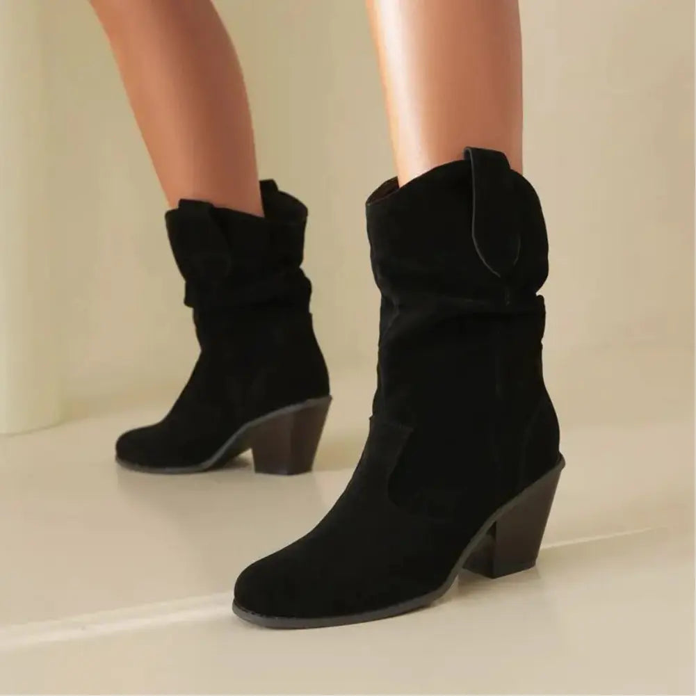 Valenzora - Western Damen Cowboystiefel im Retro-Stil