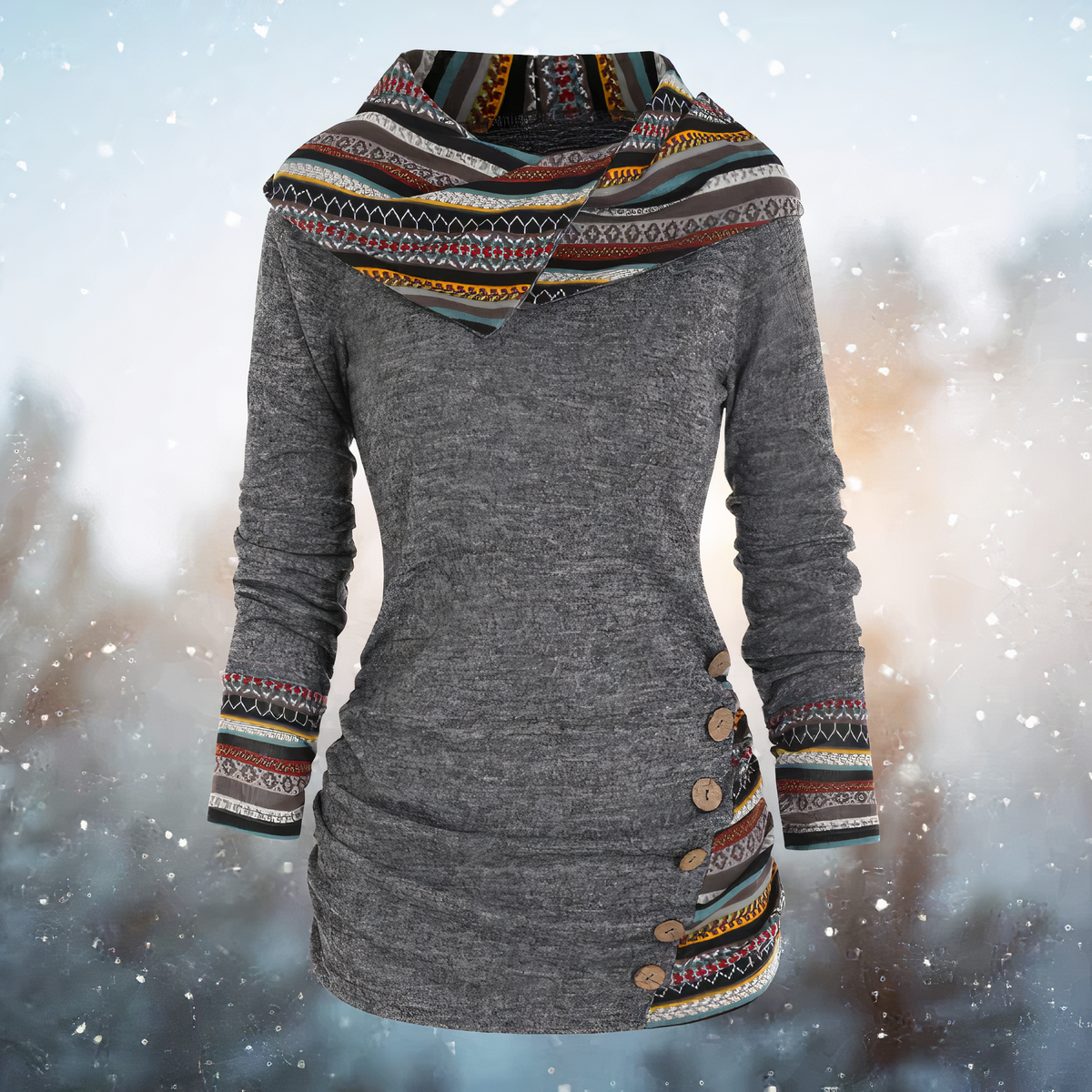 Valenzora - Stylish Tribal Hooded Sweaters