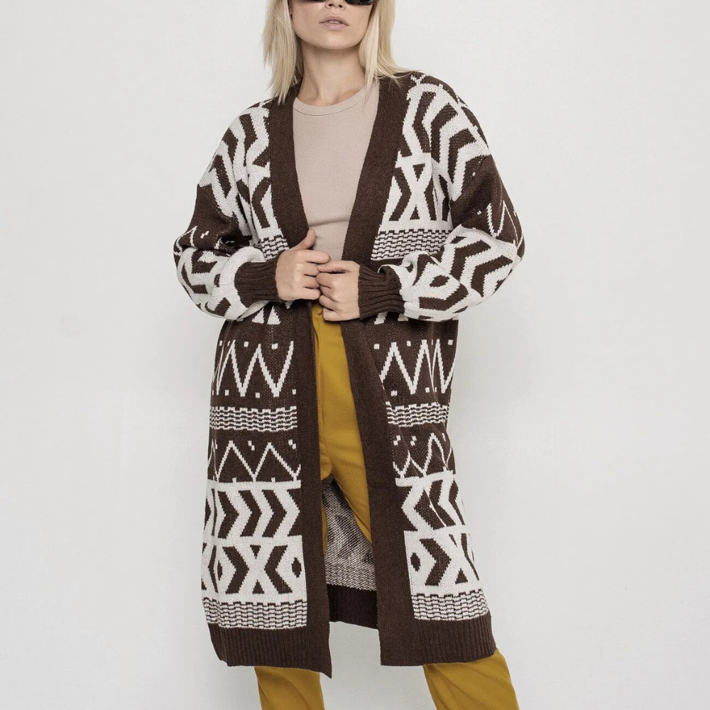Strickjacke | Lange Strickjacke für Damen