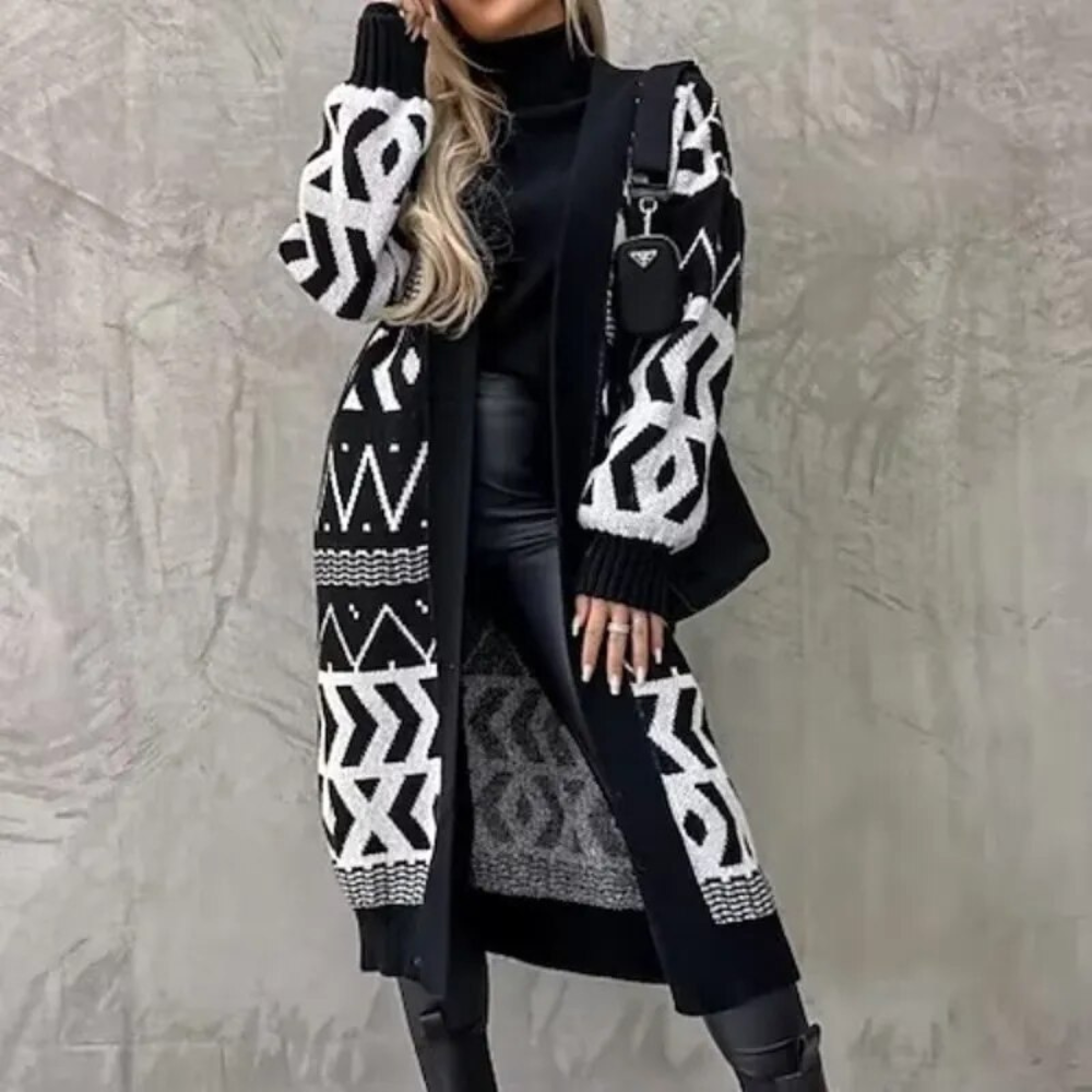 Strickjacke | Lange Strickjacke für Damen